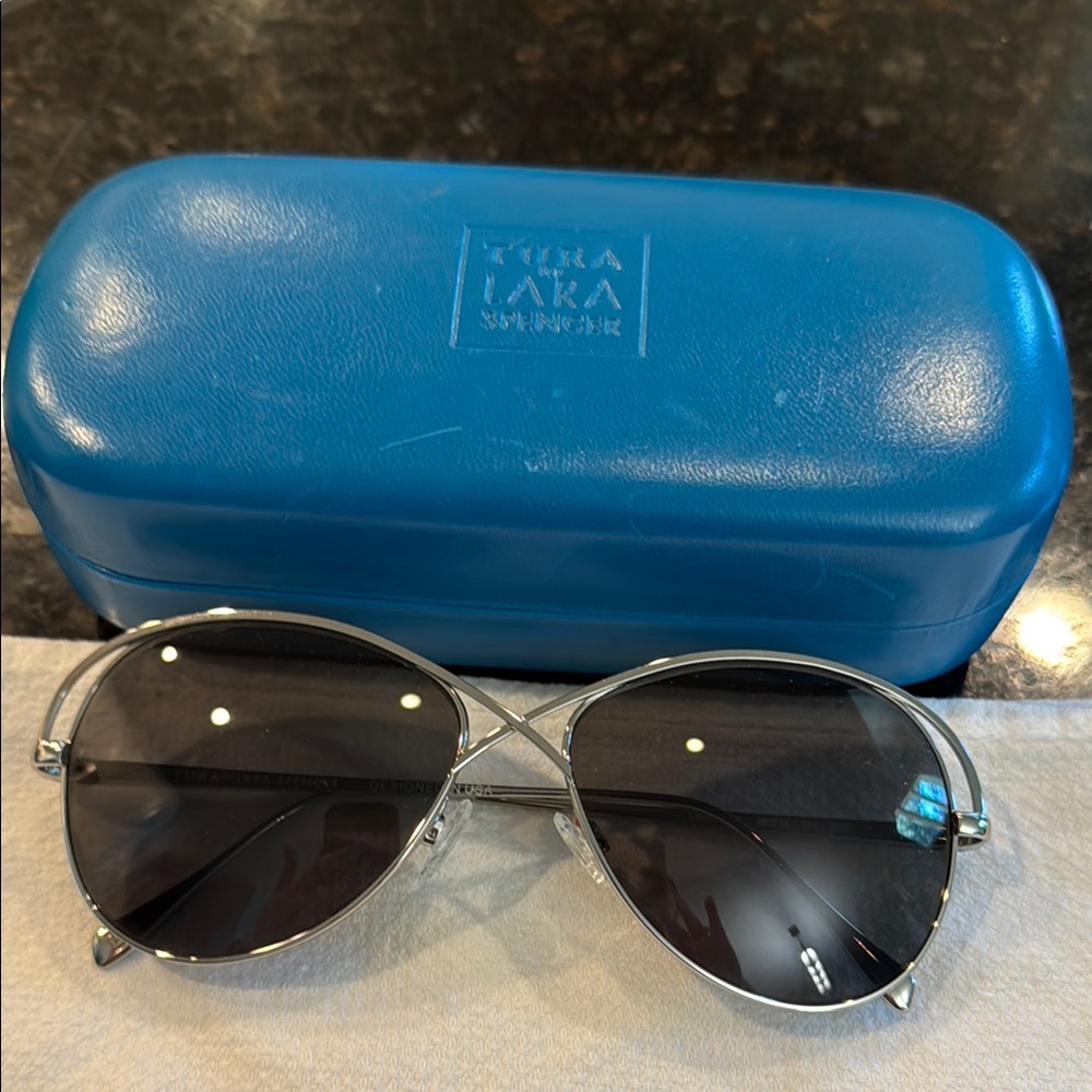 Silver Aviator Sunglasses
